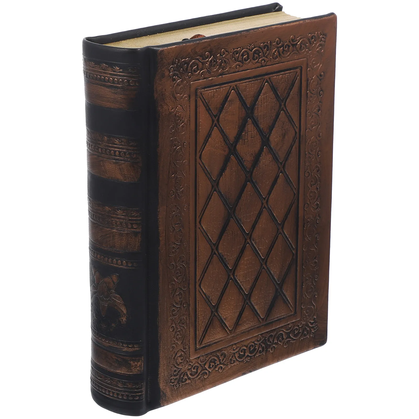 European Vintage PU Relief Cover Notebook Bronze 208 Sheets Blank Craft Paper Diary Journal Travel Sketchpad Writing
European Vintage PU Relief Cover Notebook Bronze 208 Sheets Blank Craft Paper Diary Journal Travel Sketchpad Writing