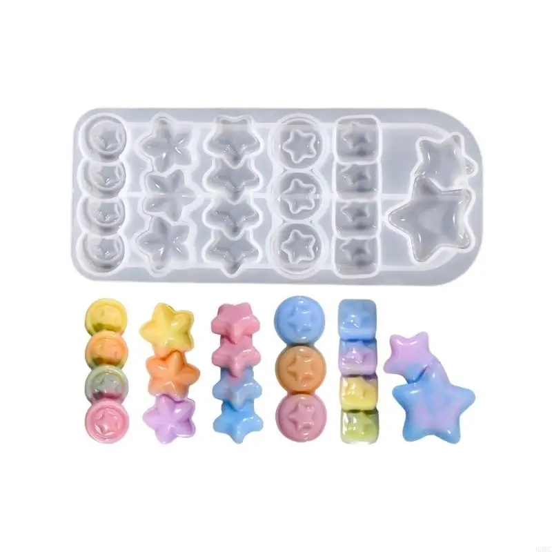 R3MC Party Ready Quicksands Star Hair Clip Silicone Crafting Mould for Decoration
R3MC Party Ready Quicksands Star Hair Clip Silicone Crafting Mould for Decoration