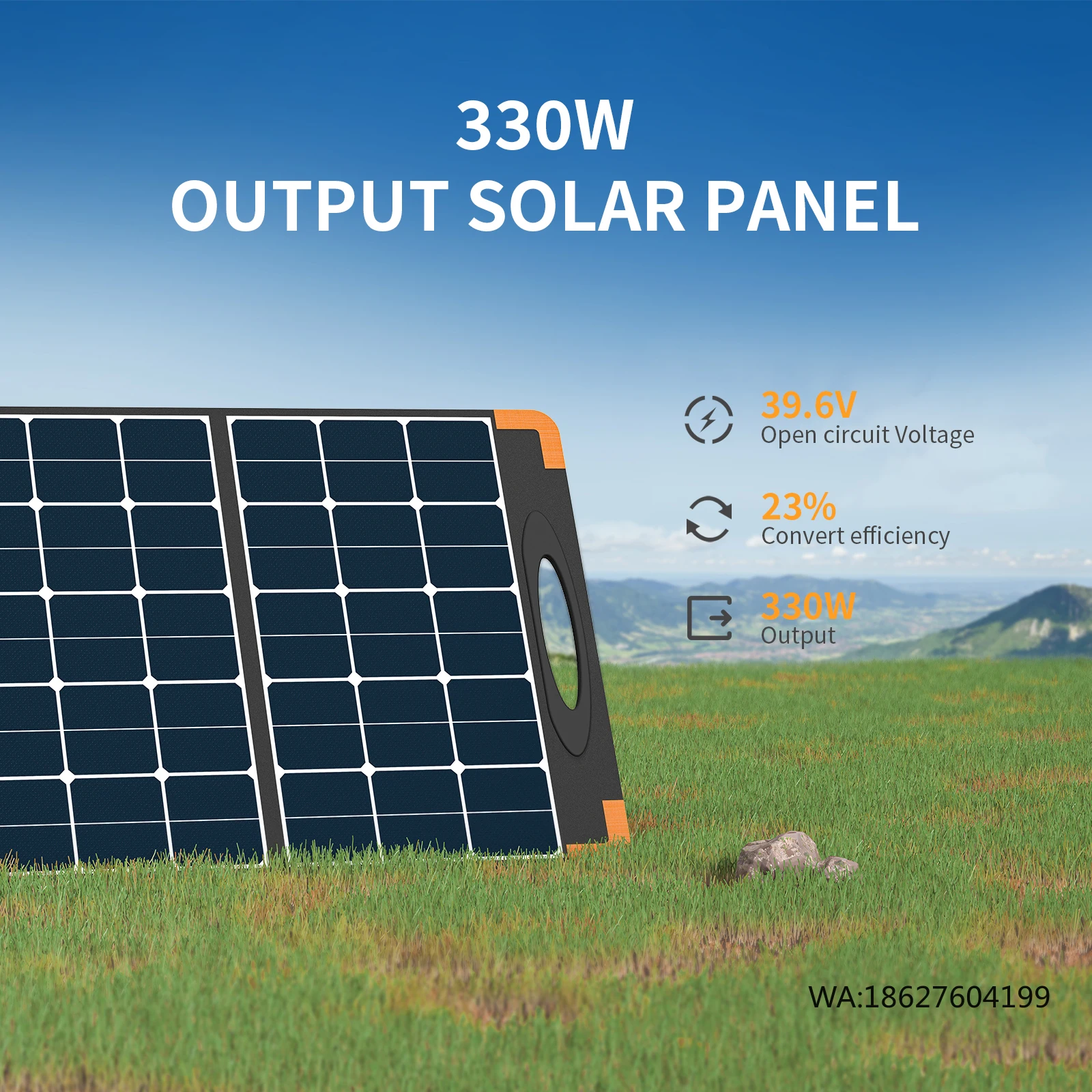 Foldable Monocrystalline Silicon 23% Efficiency IP54 Waterproof 182mm 33V Solar Panel Pecron PV300 USA Stock Portable 330W
Foldable Monocrystalline Silicon 23% Efficiency IP54 Waterproof 182mm 33V Solar Panel Pecron PV300 USA Stock Portable 330W