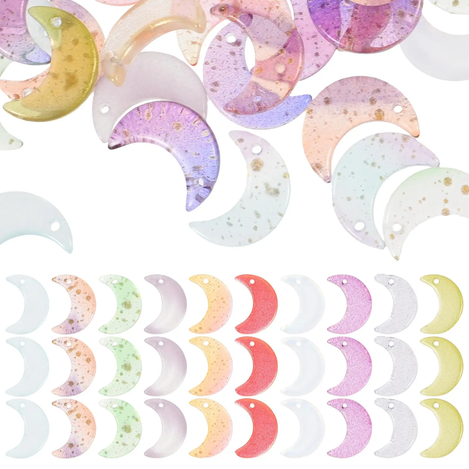 100 Pcs Moon Crescent Charm Pendant Charms for Jewelry Making Bulk Dangle Earrings
100 Pcs Moon Crescent Charm Pendant Charms for Jewelry Making Bulk Dangle Earrings