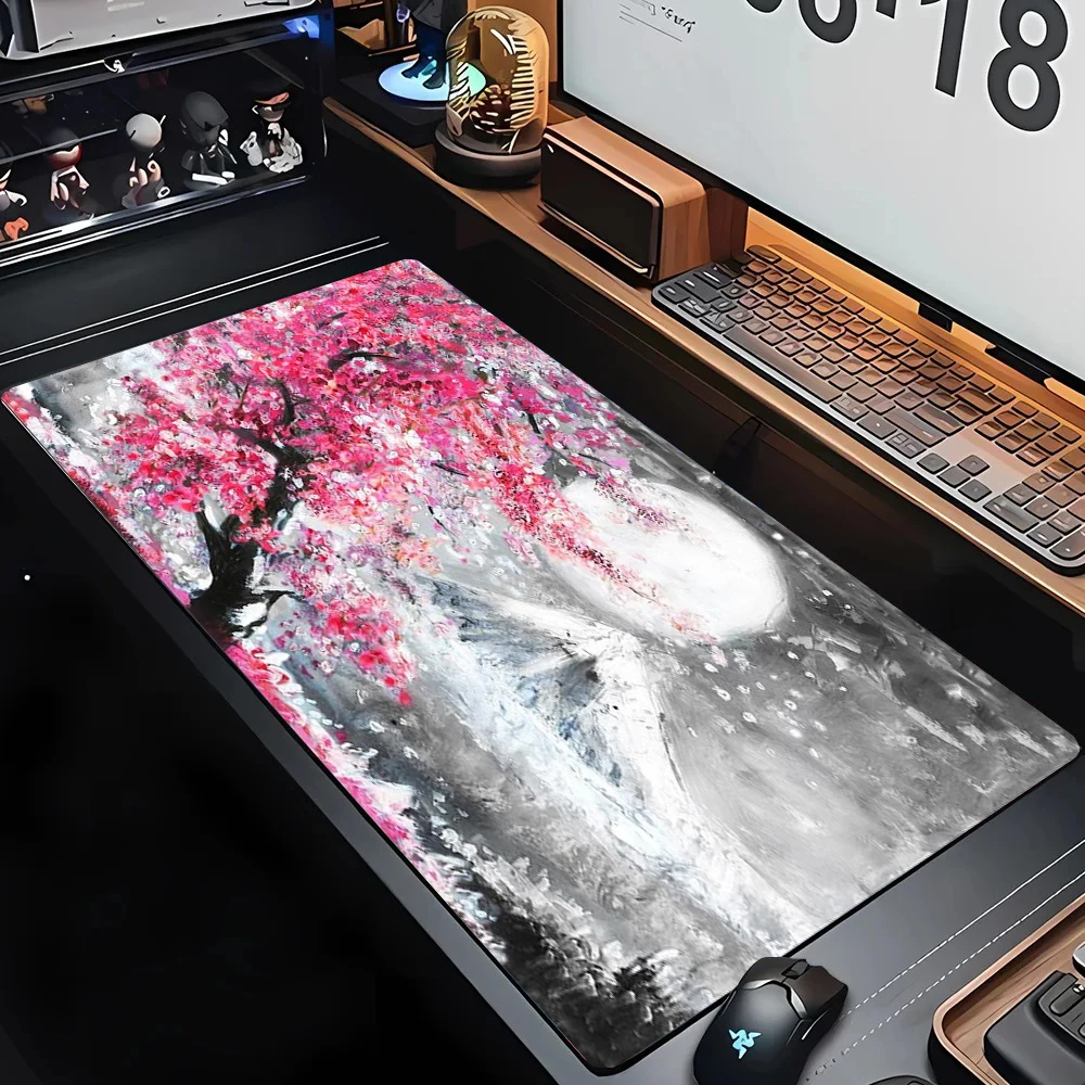 Watercolor Cherry Blossom Large Size Anti-slip Rubber Mouse pad XXL Computer Gaming accessories Keyboard Desktop Decorations Mat
Watercolor Cherry Blossom Large Size Anti-slip Rubber Mouse pad XXL Computer Gaming accessories Keyboard Desktop Decorations Mat