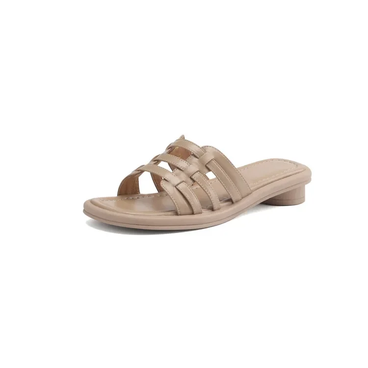 Women's in spring and summer Leather women's Slippers Open toe sandals Walking style shoes for women womens shoes with design
Women's in spring and summer Leather women's Slippers Open toe sandals Walking style shoes for women womens shoes with design