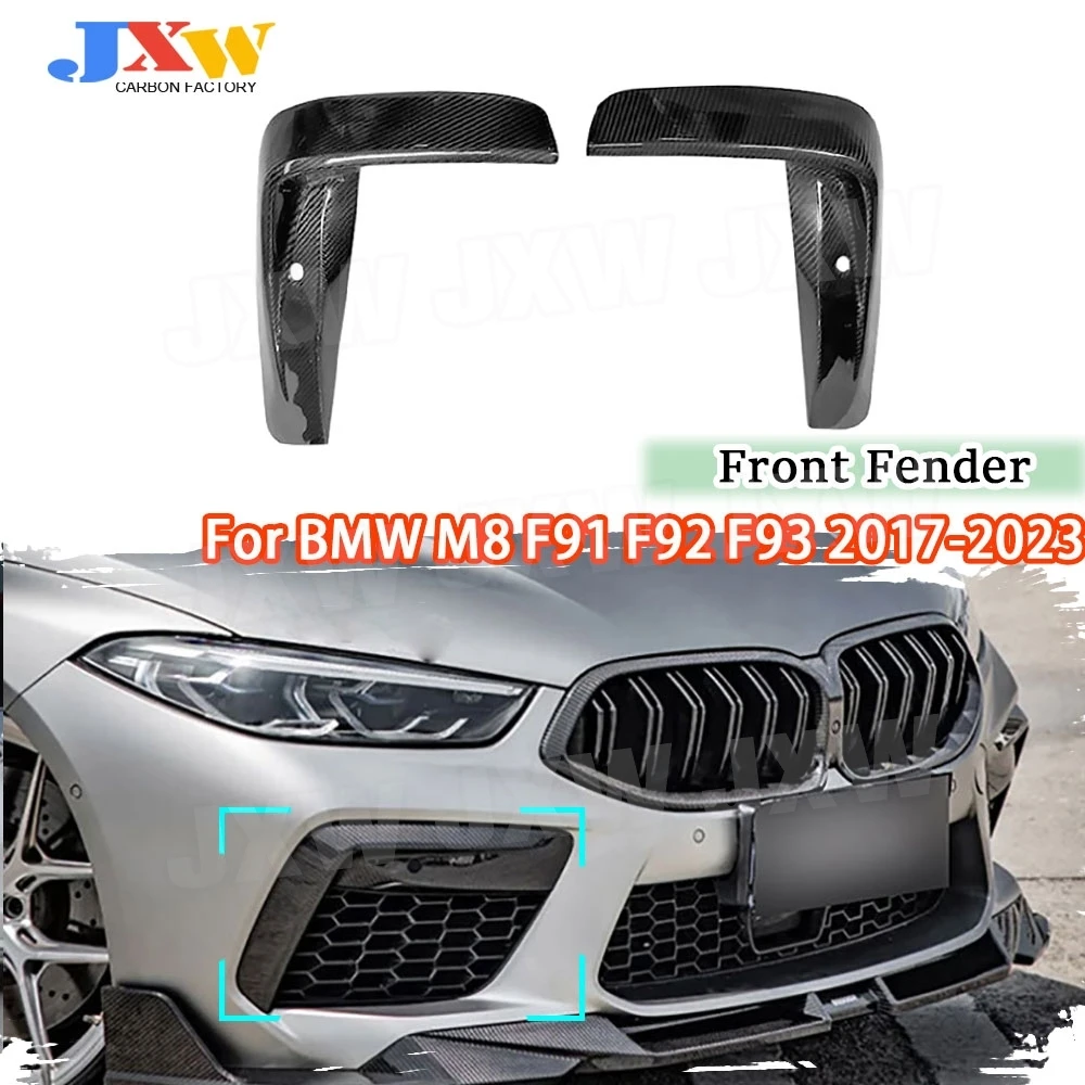 for BMW M8 F91 F92 F93 2017-2023 Carbon Fiber Front Bumper Fog Lamp Eyebrows Cover FRP Front Bumper Fog Lamp Trims
for BMW M8 F91 F92 F93 2017-2023 Carbon Fiber Front Bumper Fog Lamp Eyebrows Cover FRP Front Bumper Fog Lamp Trims