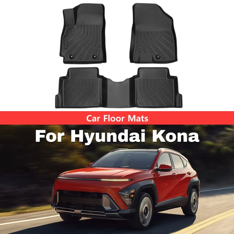 Car Floor Mats for Hyundai Kona 2024-2025 TEP All-weather Waterproof Non-slip 3PCS Floor Liners Cargo Liner Protective Pad
Car Floor Mats for Hyundai Kona 2024-2025 TEP All-weather Waterproof Non-slip 3PCS Floor Liners Cargo Liner Protective Pad