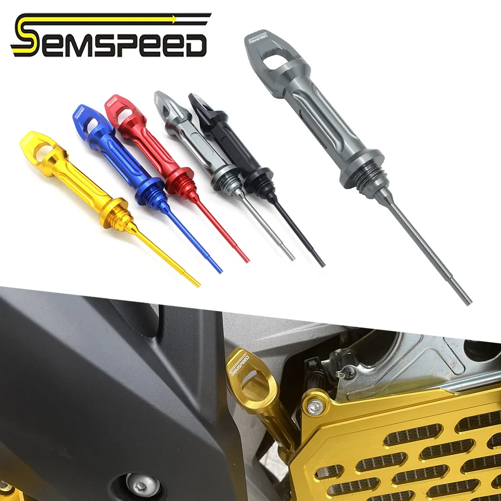 SEMSPEED CNC Aluminum Oil Dipstick For Honda ADV150 160 2019-2024 Multi Color CNC Machined Gauge with Lock Precision Fit
SEMSPEED CNC Aluminum Oil Dipstick For Honda ADV150 160 2019-2024 Multi Color CNC Machined Gauge with Lock Precision Fit