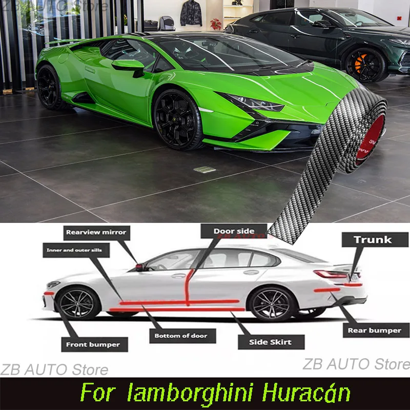 For LamborGhini Huracan Strong adhesive bumper strip, front and rear lip side skirts, collision and scratch resistant, suitable
For LamborGhini Huracan Strong adhesive bumper strip, front and rear lip side skirts, collision and scratch resistant, suitable