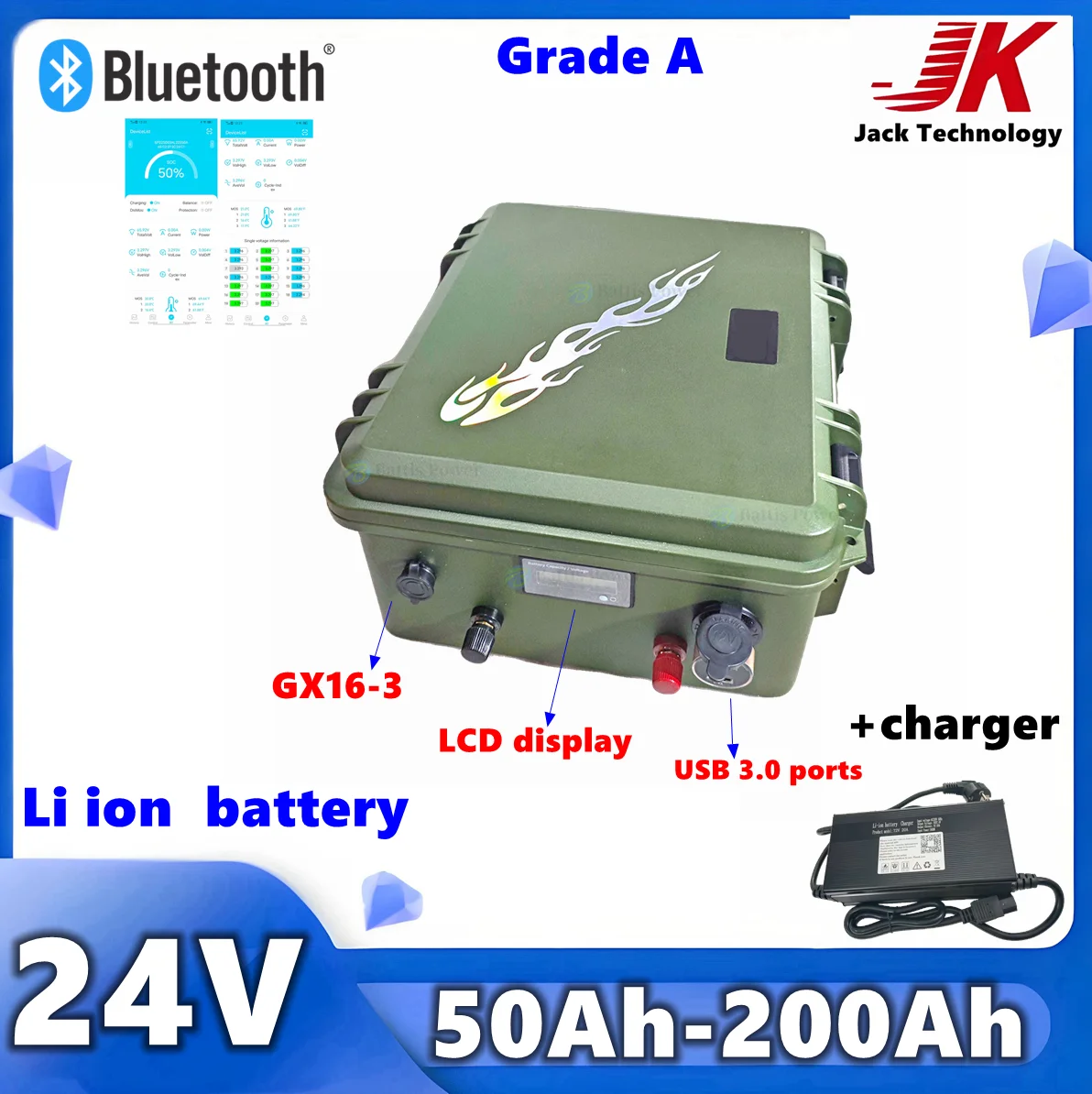 24V Li Ion Battery rechargeable deep cycle battery pack 24V Li Ion Battery rechargeable deep cycle battery pack
24V Li Ion Battery rechargeable deep cycle battery pack 24V Li Ion Battery rechargeable deep cycle battery pack