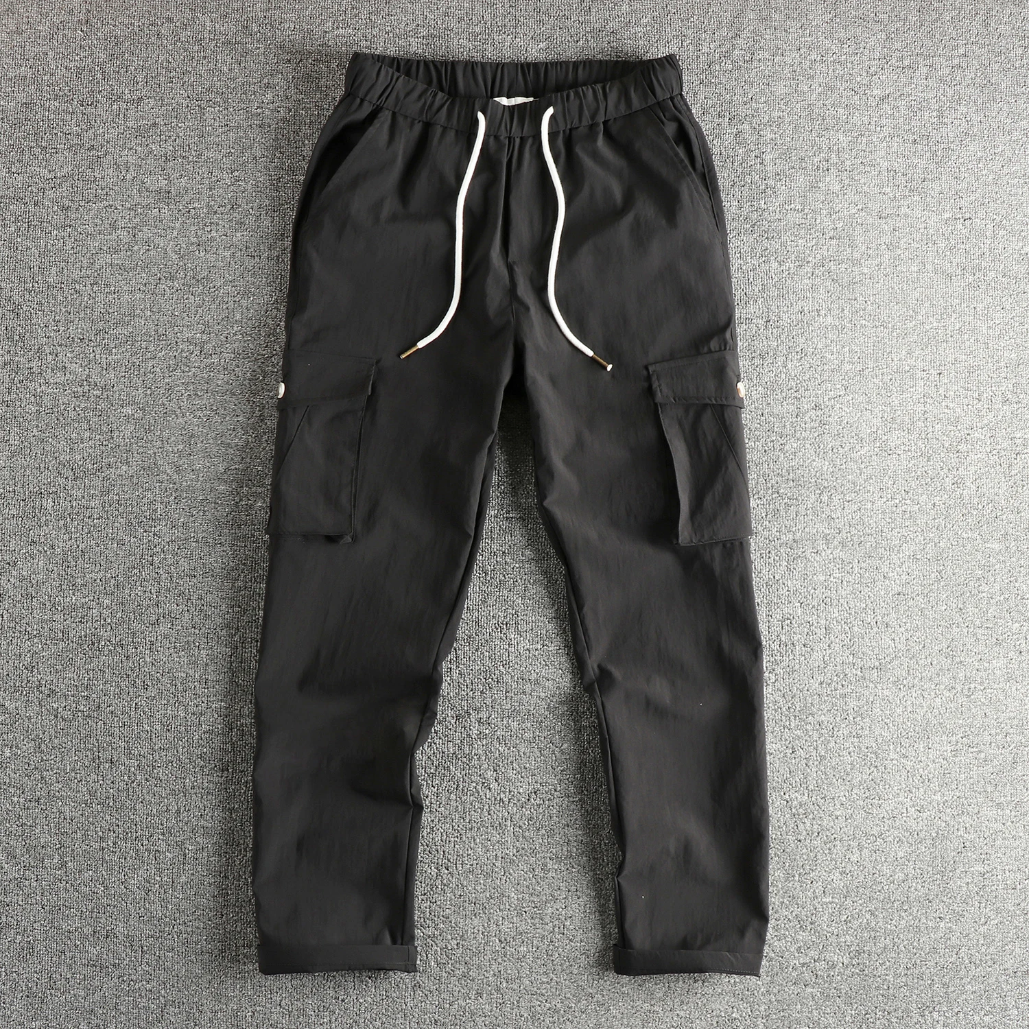 Outdoor Ice Silk Quick Dry Casual Pants Men's Workwear Multi Pocket Design Loose Straight Nine Points Air Conditioning Pants
Outdoor Ice Silk Quick Dry Casual Pants Men's Workwear Multi Pocket Design Loose Straight Nine Points Air Conditioning Pants
