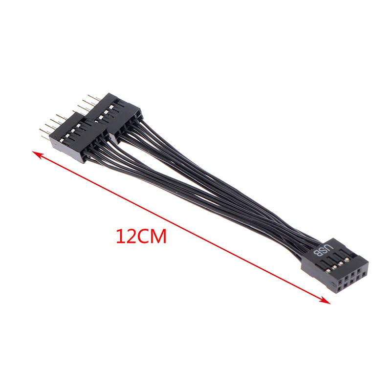 To 2 Male Y Splitter Audio HD Extension Cable For PC DIY 10cm1Pc Computer Motherboard USB Extension Cable 9 Pin 1 Female
To 2 Male Y Splitter Audio HD Extension Cable For PC DIY 10cm1Pc Computer Motherboard USB Extension Cable 9 Pin 1 Female