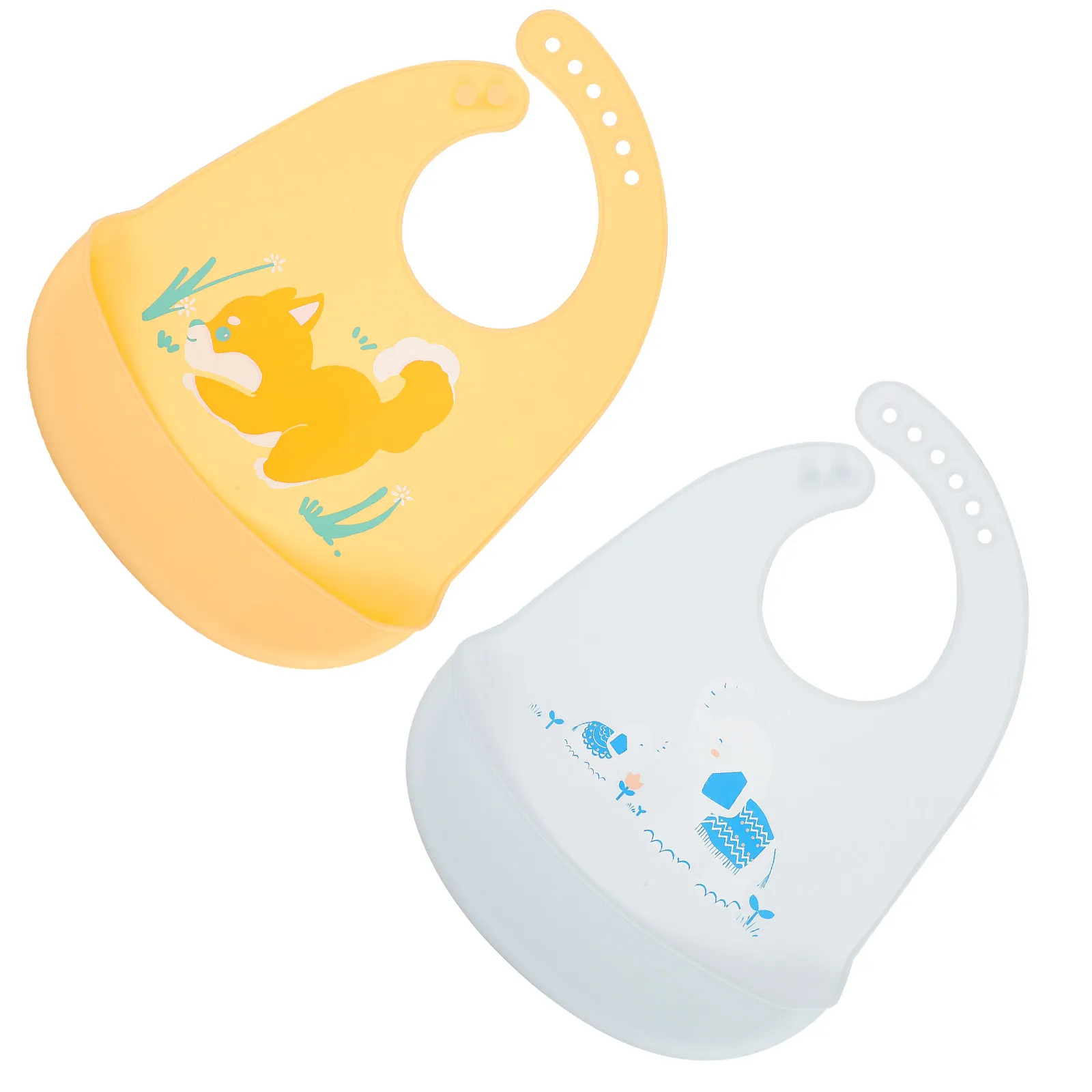 2pcs Silicone Bibs Food Pocket for Baby Toddler Adjustable Neck Size Catcher Waterproof Easy Proof Surface
2pcs Silicone Bibs Food Pocket for Baby Toddler Adjustable Neck Size Catcher Waterproof Easy Proof Surface