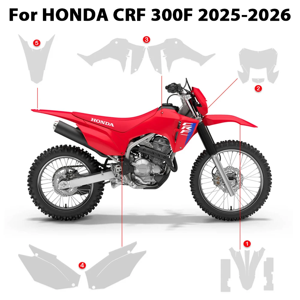 Защитная пленка из ТПУ для HONDA CRF300F 2025-2026, прозрачная защитная пленка для кузова, защитная пленка PPF для CRF 300F
Защитная пленка из ТПУ для HONDA CRF300F 2025-2026, прозрачная защитная пленка для кузова, защитная пленка PPF для CRF 300F