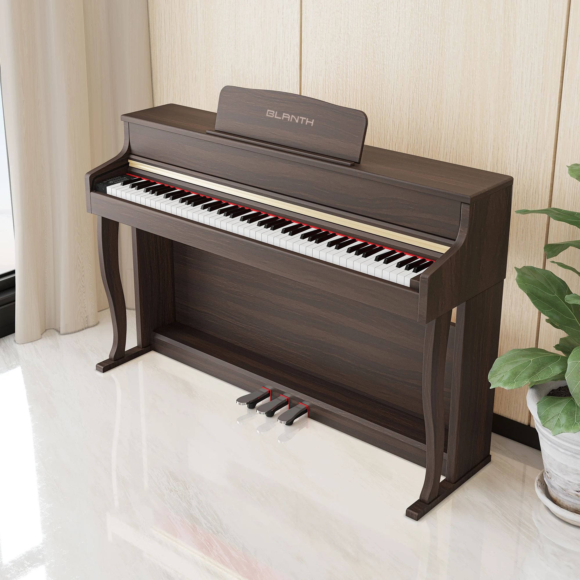 BLANTH Piano Keyboard Digital Piano 88 Keys Pedals Digital Worlde Digital Pianos
BLANTH Piano Keyboard Digital Piano 88 Keys Pedals Digital Worlde Digital Pianos