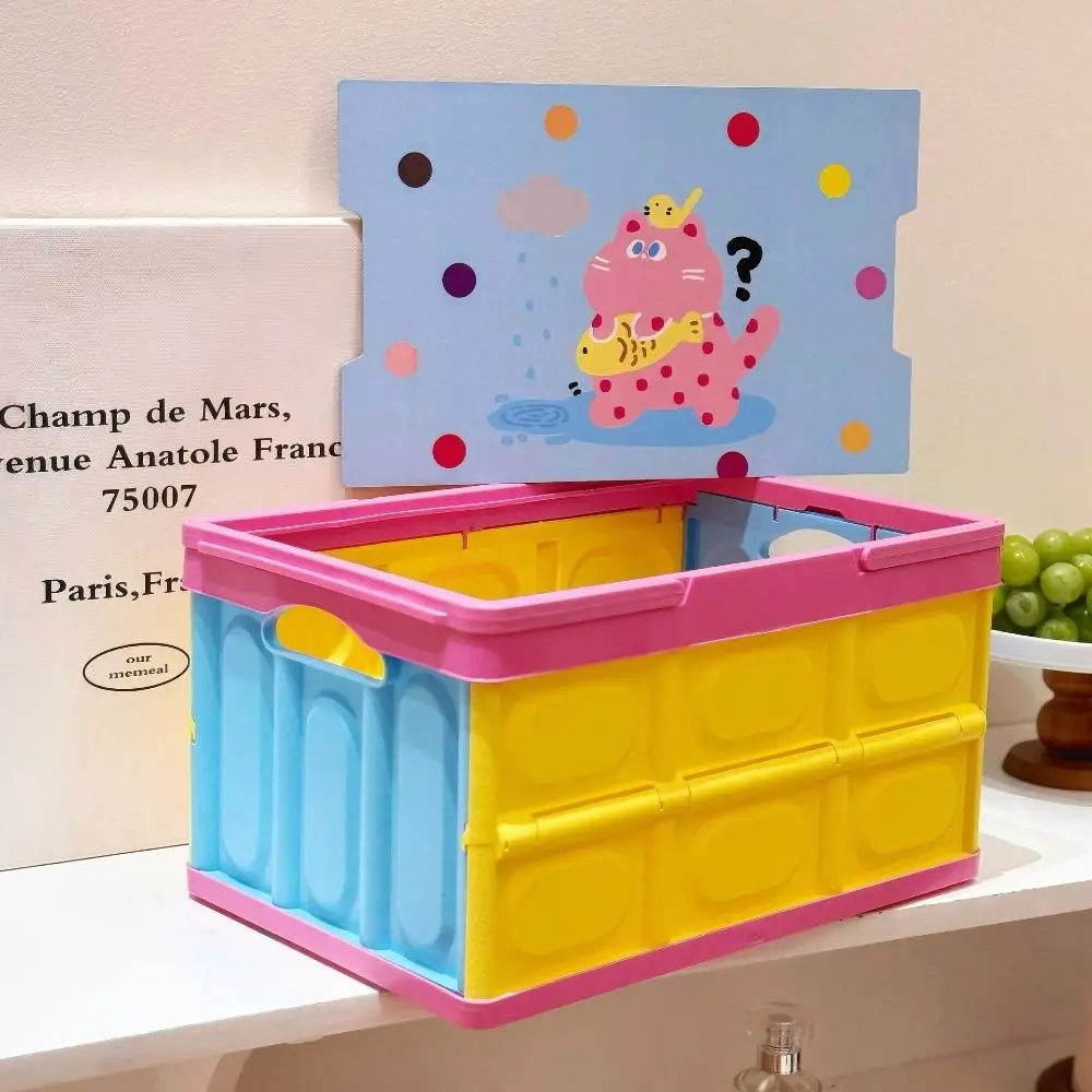 Cartoon Outdoor Camping Box Space-Saving Cat Pattern Folding Storage Box with Handle Large-capacity Portable Storage Box Fishing
Cartoon Outdoor Camping Box Space-Saving Cat Pattern Folding Storage Box with Handle Large-capacity Portable Storage Box Fishing