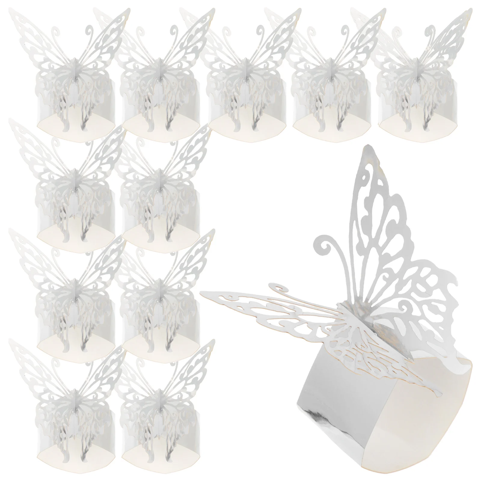 50 Pcs Butterfly Napkin Rings Reusable Creative Tableware Party Party Napkin Decorations Serviette Holder Dining Accessories
50 Pcs Butterfly Napkin Rings Reusable Creative Tableware Party Party Napkin Decorations Serviette Holder Dining Accessories
