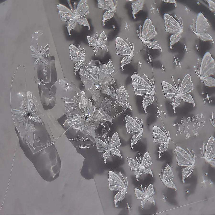 1pcs 5D Kawaii Jelly Butterfly Nail Art Stickers Japanese Butterfly Nail Transfer Slider Decals DIY Nail Decorations Accessories
1pcs 5D Kawaii Jelly Butterfly Nail Art Stickers Japanese Butterfly Nail Transfer Slider Decals DIY Nail Decorations Accessories