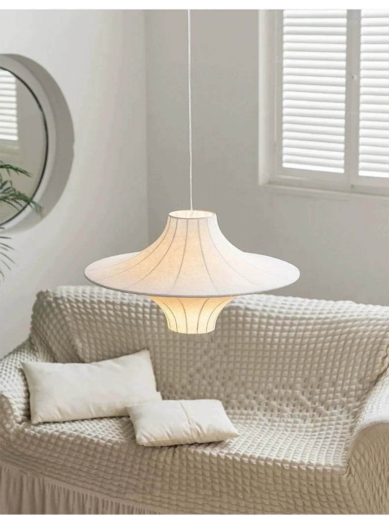 Cocoon Pendant Lamp Minimalist silk lantern japanes style noguchi lamp Living Dining Room Bar Bedroom Restaurant Hanging Lamp
Cocoon Pendant Lamp Minimalist silk lantern japanes style noguchi lamp Living Dining Room Bar Bedroom Restaurant Hanging Lamp
