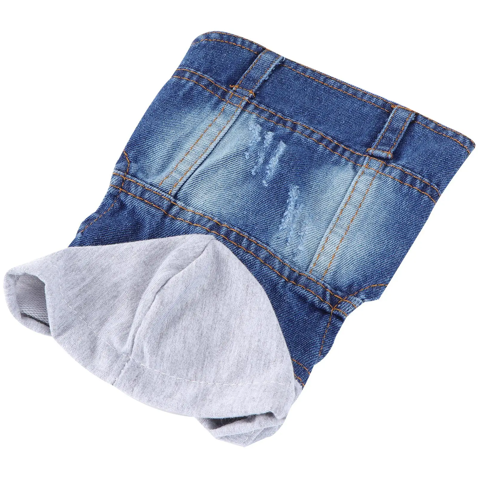 Pet Vest Dog Jean Clothes Cute Puppy Clothing Small Hoodie for Dogs Denim Apparel
Pet Vest Dog Jean Clothes Cute Puppy Clothing Small Hoodie for Dogs Denim Apparel