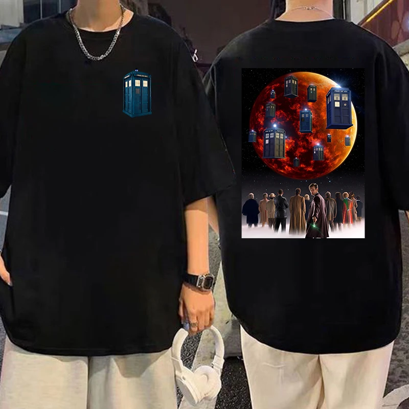 Hot TV Doctor Who Printing T-shirt Women Men Fashion Short Sleeve Street Casual Personality Summer Cool T-shirt
Hot TV Doctor Who Printing T-shirt Women Men Fashion Short Sleeve Street Casual Personality Summer Cool T-shirt
