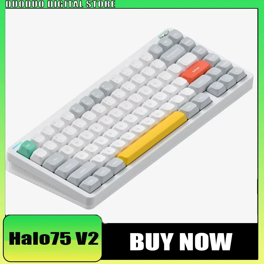 Новая механическая игровая клавиатура Nuphy Halo75 V2, трехрежимная прокладка с возможностью горячей замены, поддержка беспроводной клавиатуры VIA/QMK, аксессуары для ПК и геймеров
Новая механическая игровая клавиатура Nuphy Halo75 V2, трехрежимная прокладка с возможностью горячей замены, поддержка беспроводной клавиатуры VIA/QMK, аксессуары для ПК и геймеров