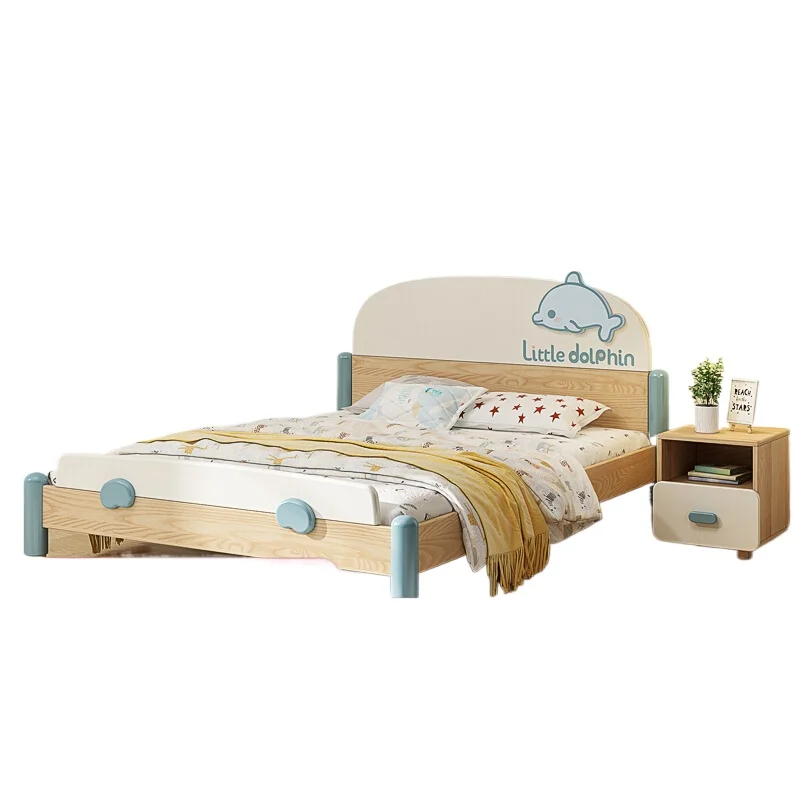 All solid wood children's bed 1.5 meters ash wood children's room solid wood bed simple
All solid wood children's bed 1.5 meters ash wood children's room solid wood bed simple