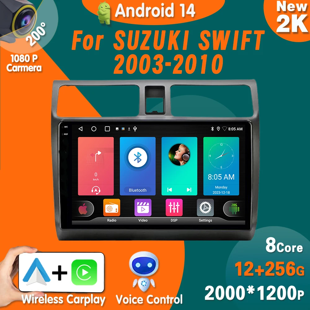 Автомагнитола на Android 14 для SUZUKI SWIFT 2003-2010 Carplay мультимедийный видеоплеер GPS-навигация No 2 din DVD 4G WIFI BT QLED
Автомагнитола на Android 14 для SUZUKI SWIFT 2003-2010 Carplay мультимедийный видеоплеер GPS-навигация No 2 din DVD 4G WIFI BT QLED