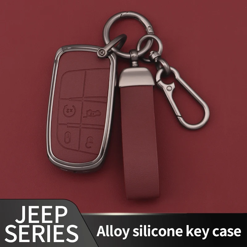 Zinc Alloy Leather Car Key Case for Jeep Renegade Wrangler Patriot Grand Cherokee Compass Liberty WK2 KL MP BU SRT Accessories
Zinc Alloy Leather Car Key Case for Jeep Renegade Wrangler Patriot Grand Cherokee Compass Liberty WK2 KL MP BU SRT Accessories
