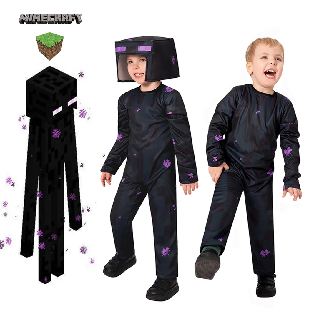 New Halloween Children's Cosplay Costume - Enderman Character Performance Costume
New Halloween Children's Cosplay Costume - Enderman Character Performance Costume