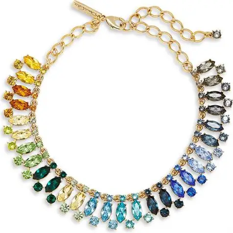 Oscar Gilded Crystal Choker Vintage Color-Revival Statement Collar Luxury Evening Necklace for Gift Party Anniversary
Oscar Gilded Crystal Choker Vintage Color-Revival Statement Collar Luxury Evening Necklace for Gift Party Anniversary
