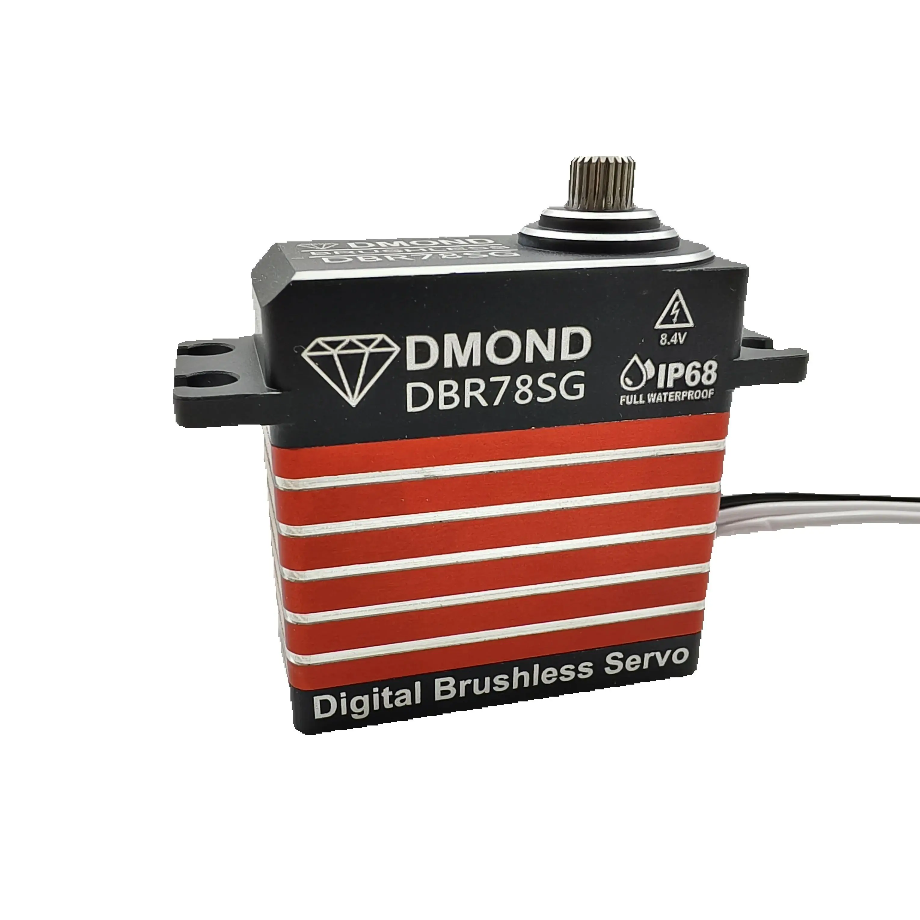 Сервопривод DMOND DBR78SG 78 кг, 0,1 с, бесщеточный, 8,4 В, IP68, полностью водонепроницаемый, усиленный, с уплотнительным кольцом из нержавеющей стали для автомобилей масштаба 1/10 и 1/8
Сервопривод DMOND DBR78SG 78 кг, 0,1 с, бесщеточный, 8,4 В, IP68, полностью водонепроницаемый, усиленный, с уплотнительным кольцом из нержавеющей стали для автомобилей масштаба 1/10 и 1/8
