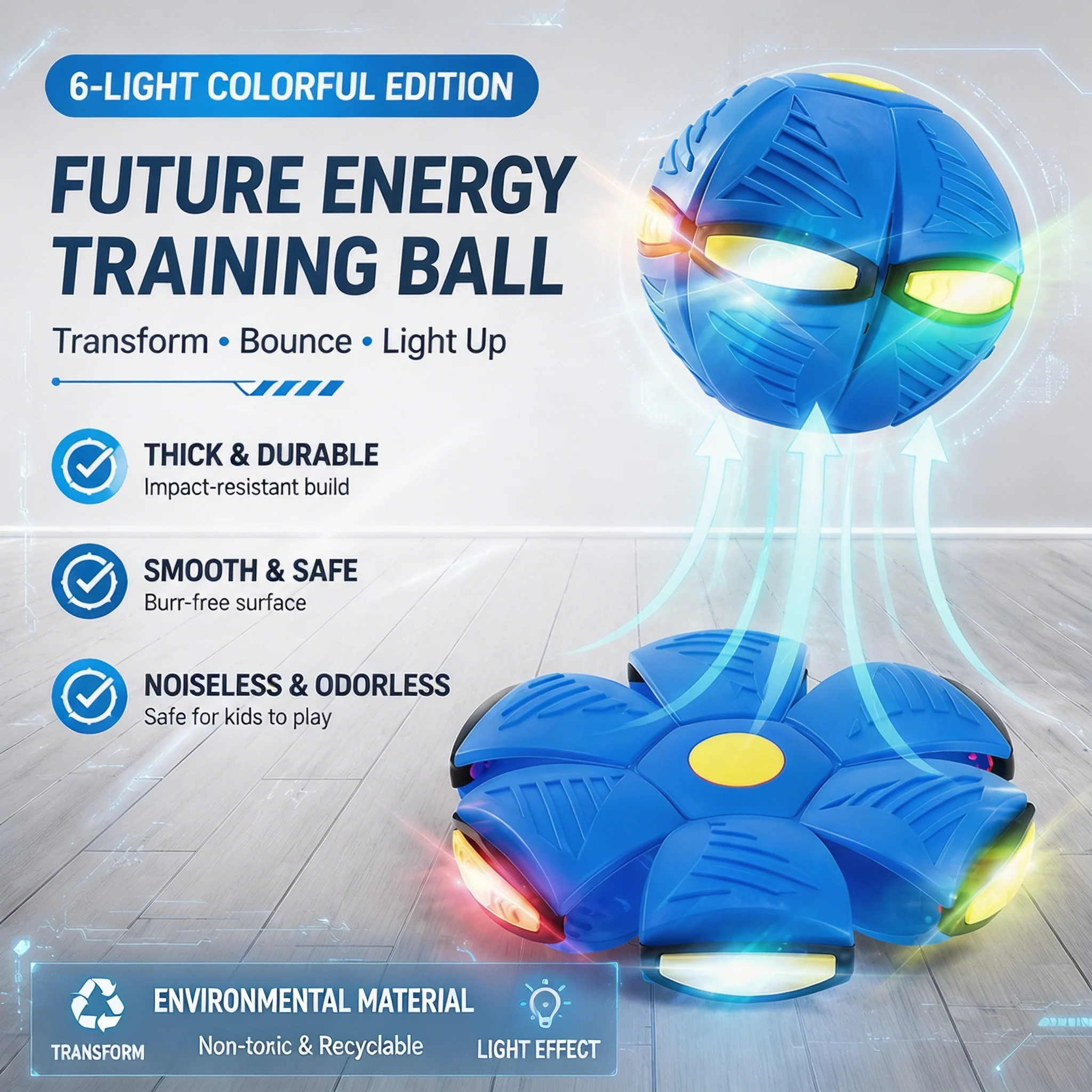 TINSOL 2026 New Outdoor Flying Saucer Ball – Magic Deformation Foot Pressure Relief Decompression Vent Toys for Kids & Parents
TINSOL 2026 New Outdoor Flying Saucer Ball – Magic Deformation Foot Pressure Relief Decompression Vent Toys for Kids & Parents