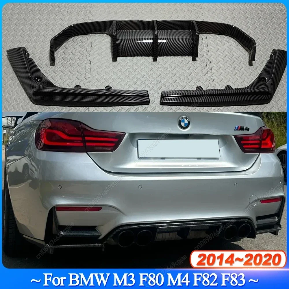 For BMW M3 F80 M4 F82 F83 2014-2020 Rear Bumper Diffuser Spoiler Lip Splitter Rear Bumper Lip Protector ABS Bodykits Tuning
For BMW M3 F80 M4 F82 F83 2014-2020 Rear Bumper Diffuser Spoiler Lip Splitter Rear Bumper Lip Protector ABS Bodykits Tuning