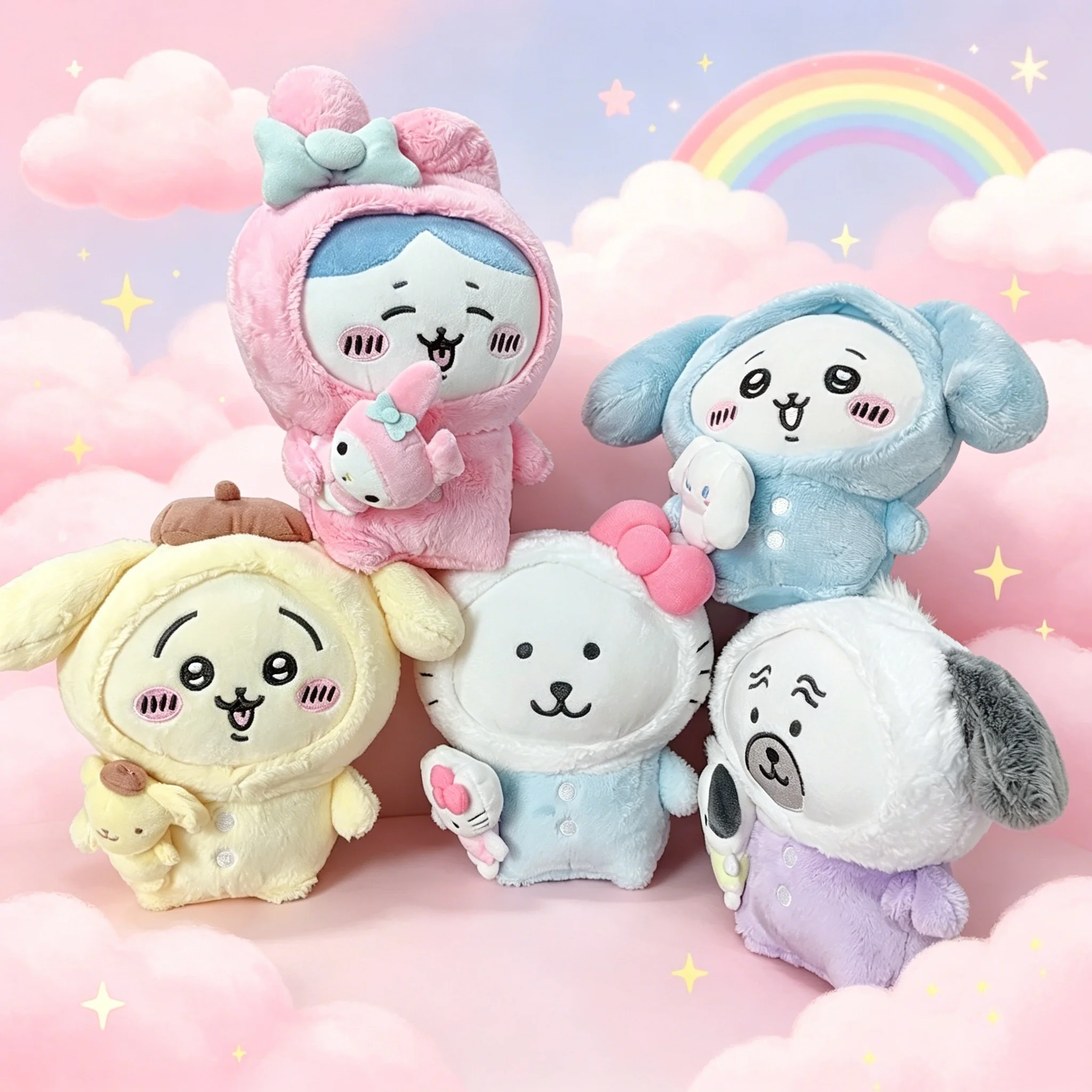 20cm Anime Plush Toys Keychain Kawaii Usagi ハチワレ ちいかわ Pendant Ornaments Girls
20cm Anime Plush Toys Keychain Kawaii Usagi ハチワレ ちいかわ Pendant Ornaments Girls