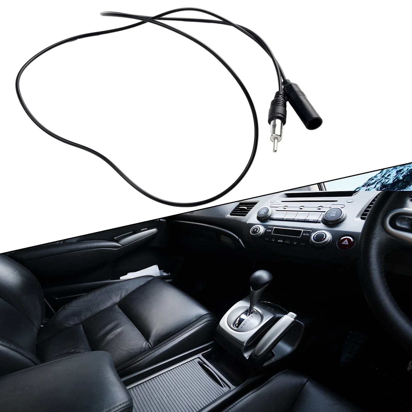New Extension Cable Radio Cable Wire General Purpose Replacement 100cm ABS Auto AM/FM Antenna Auto Parts Black
New Extension Cable Radio Cable Wire General Purpose Replacement 100cm ABS Auto AM/FM Antenna Auto Parts Black