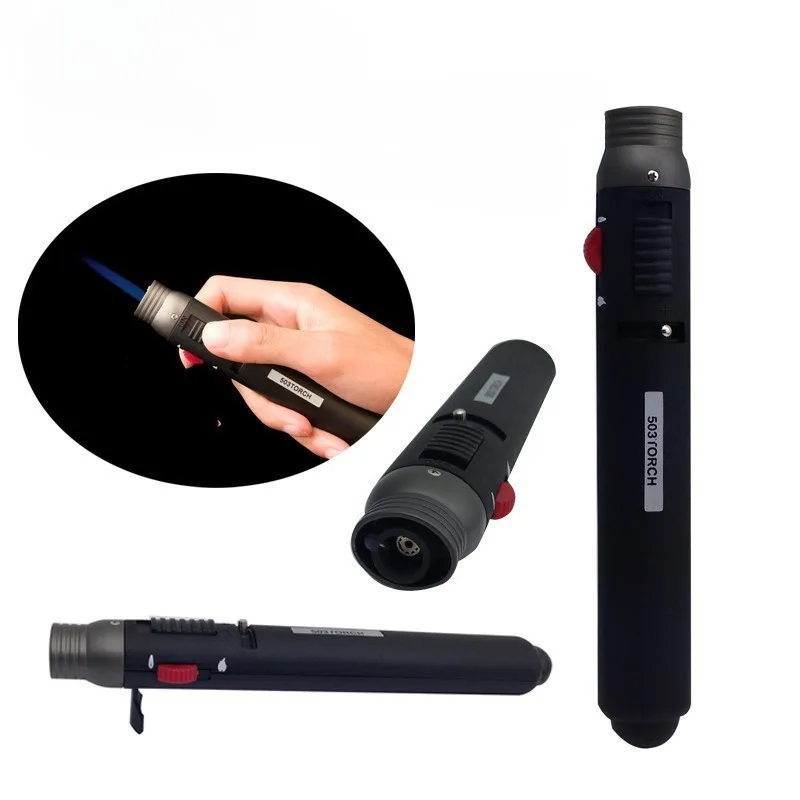 New Double Fire Windproof Blue Flame Lighter Creative Personality Pen-style Fire-breathing Welding Gun Men's Cigarette Lighter
New Double Fire Windproof Blue Flame Lighter Creative Personality Pen-style Fire-breathing Welding Gun Men's Cigarette Lighter