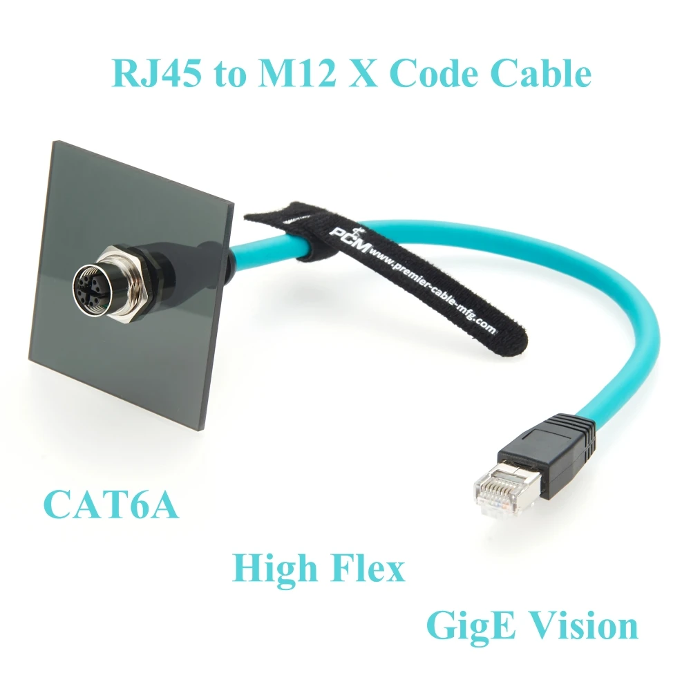 RJ45 к M12 X-коду, гнездовой кабель для крепления на панели, высокогибкий кабель Ethernet к m12, кабель GigE Vision для датчика ПЛК промышленной камеры
RJ45 к M12 X-коду, гнездовой кабель для крепления на панели, высокогибкий кабель Ethernet к m12, кабель GigE Vision для датчика ПЛК промышленной камеры