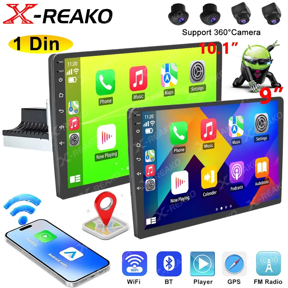 X-REAKO 9/10 inch Car Radio 360° Panoramic Camera GPS Carplay Auto For Toyota Hyundai Nissan Kia Suzuki 1 din Android Head Unit
X-REAKO 9/10 inch Car Radio 360° Panoramic Camera GPS Carplay Auto For Toyota Hyundai Nissan Kia Suzuki 1 din Android Head Unit