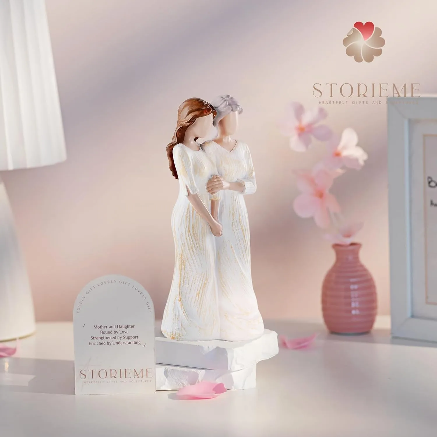 Mother and Daughter Statue Mother Daughter Hugging Hand Painted Figurine Statues Meaningful Family Moments for Home Bedroom
Mother and Daughter Statue Mother Daughter Hugging Hand Painted Figurine Statues Meaningful Family Moments for Home Bedroom