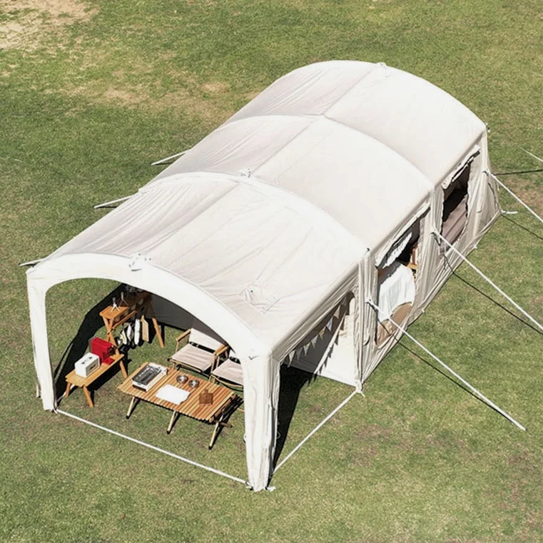 Factory Custom Intergrated Winter Tunnel Inflatable Cabin Three Rooms Tent With 8-12 Person
Factory Custom Intergrated Winter Tunnel Inflatable Cabin Three Rooms Tent With 8-12 Person