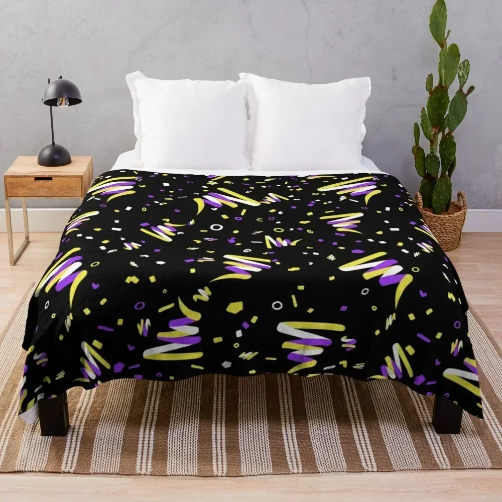 Nonbinary Pride Arcade Carpet Throw Blanket Travel Size Cozy Blanket for Plane Train
Nonbinary Pride Arcade Carpet Throw Blanket Travel Size Cozy Blanket for Plane Train