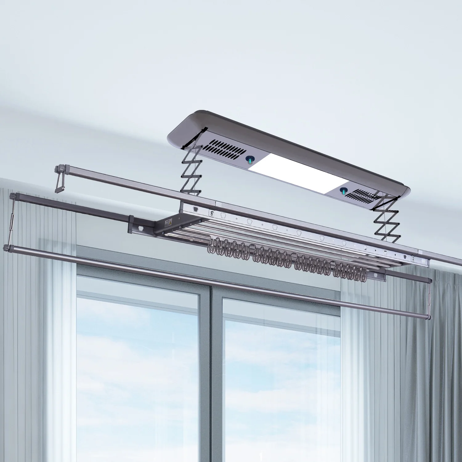 Manufacturer Smart Indoor&Outdoor Automated Home Laundry Dryer System Machine Electric Ceiling Mounted Clothes Drying Rack
Manufacturer Smart Indoor&Outdoor Automated Home Laundry Dryer System Machine Electric Ceiling Mounted Clothes Drying Rack