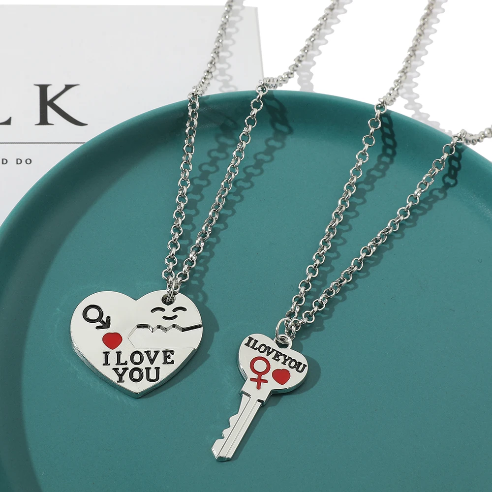Fashion European American Style Heart-Shaped Couple Necklace Simple Design Sweater Chain Pendant Jewelry Accessory
Fashion European American Style Heart-Shaped Couple Necklace Simple Design Sweater Chain Pendant Jewelry Accessory