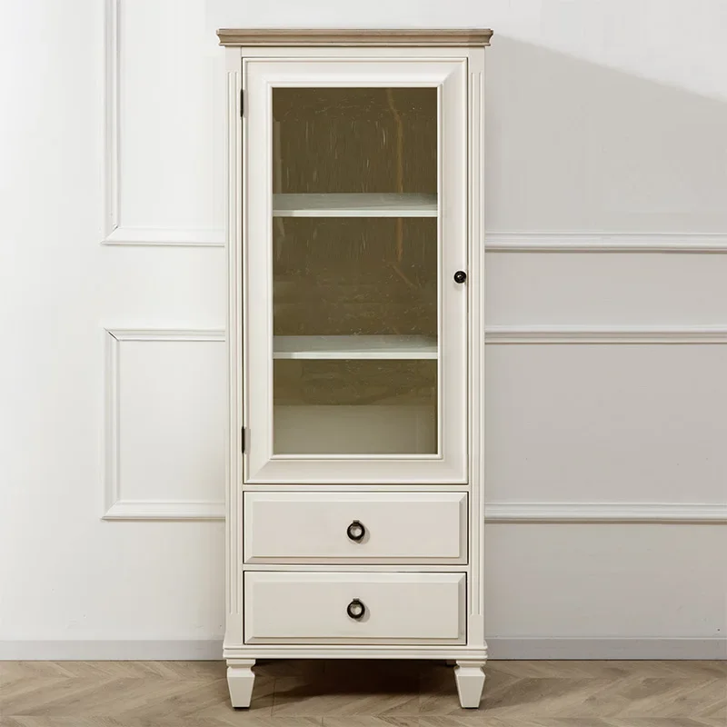 Pure Log TV Side Cabinet American Living Room Furniture Small Bookcase Advanced Gray White Color Matching
Pure Log TV Side Cabinet American Living Room Furniture Small Bookcase Advanced Gray White Color Matching