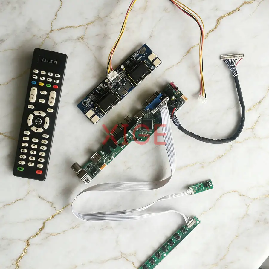 For LTM190M2 LM190WX1 SVA190WX1 M190PW01 Display Drive Controller Board Kit 1440x900 4-CCFL 30 Pin LVDS 1440*900 USB+AV+VGA+HDMI
For LTM190M2 LM190WX1 SVA190WX1 M190PW01 Display Drive Controller Board Kit 1440x900 4-CCFL 30 Pin LVDS 1440*900 USB+AV+VGA+HDMI