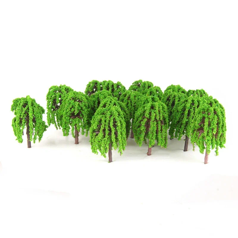 25pcs 5.5cm Model Tree Willow Trees For Layout Train Railway 3D Landscape Decoration Model DIY Accessories Sandtable Decoration
25pcs 5.5cm Model Tree Willow Trees For Layout Train Railway 3D Landscape Decoration Model DIY Accessories Sandtable Decoration