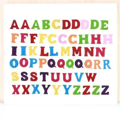 50pcs Alphabet Letters Diy Craft Materials Creative Projects Christmas Party Decoration Mixed Color Cuts Sew
50pcs Alphabet Letters Diy Craft Materials Creative Projects Christmas Party Decoration Mixed Color Cuts Sew