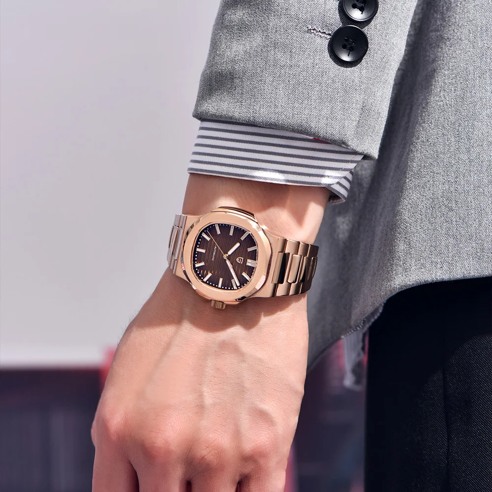 Pagani Design 2025 Rose Gold series men's automatic Mechanical Watch luxury fashion Sapphire Crystal stainless steel clock 10BAR
Pagani Design 2025 Rose Gold series men's automatic Mechanical Watch luxury fashion Sapphire Crystal stainless steel clock 10BAR
