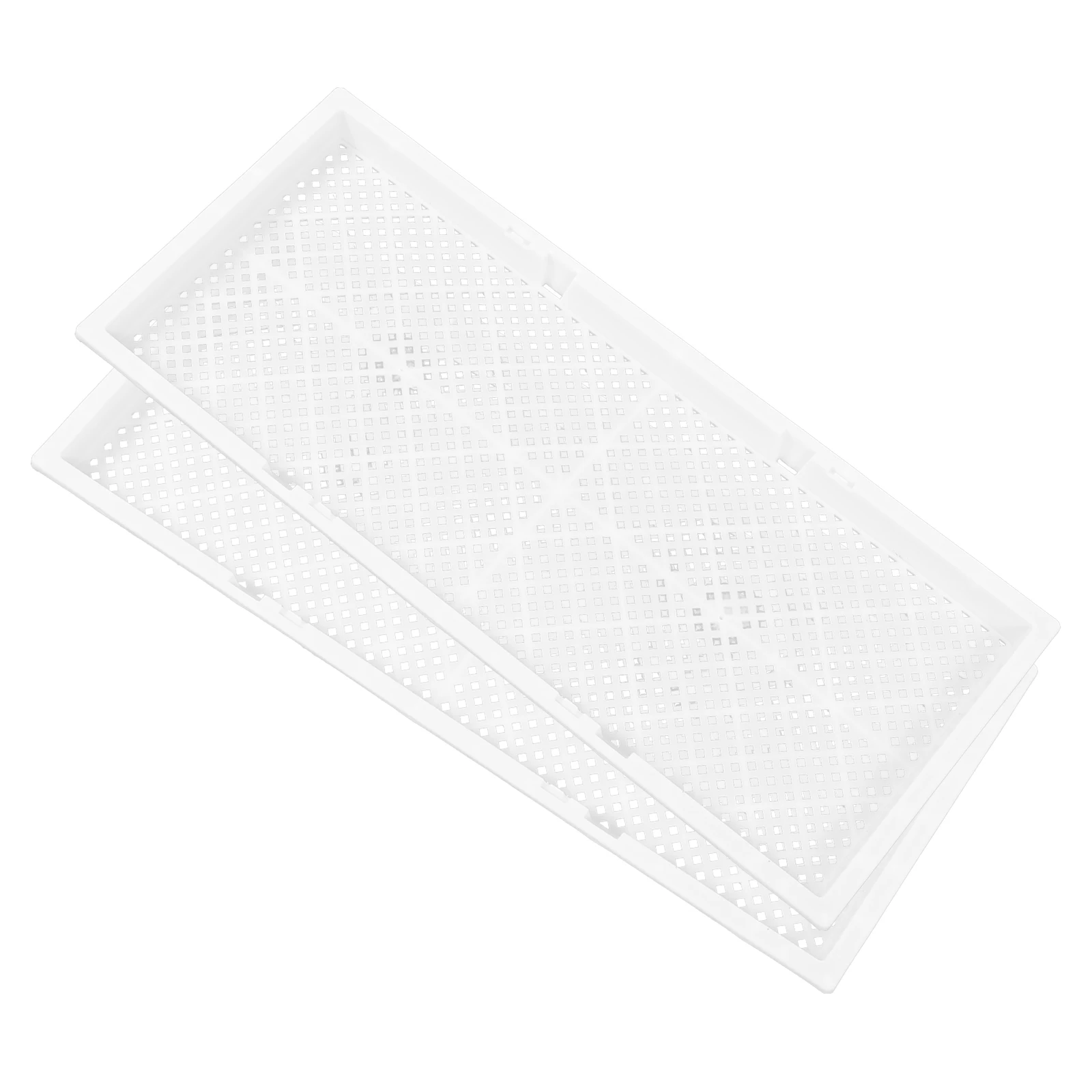 2 Pcs 56x24x3cm White Seedling Trays for Sprouts Hydroponic Growing Starter Trays Plant Growth Plates Gardening Nursery Pot
2 Pcs 56x24x3cm White Seedling Trays for Sprouts Hydroponic Growing Starter Trays Plant Growth Plates Gardening Nursery Pot