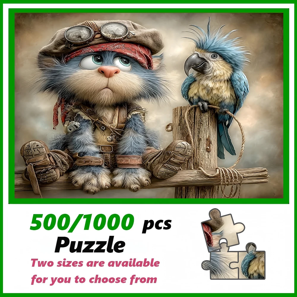A high-quality 500/1000-piece puzzle, perfect for adults, is a fun family game that helps relieve stress and is great for birthd
A high-quality 500/1000-piece puzzle, perfect for adults, is a fun family game that helps relieve stress and is great for birthd