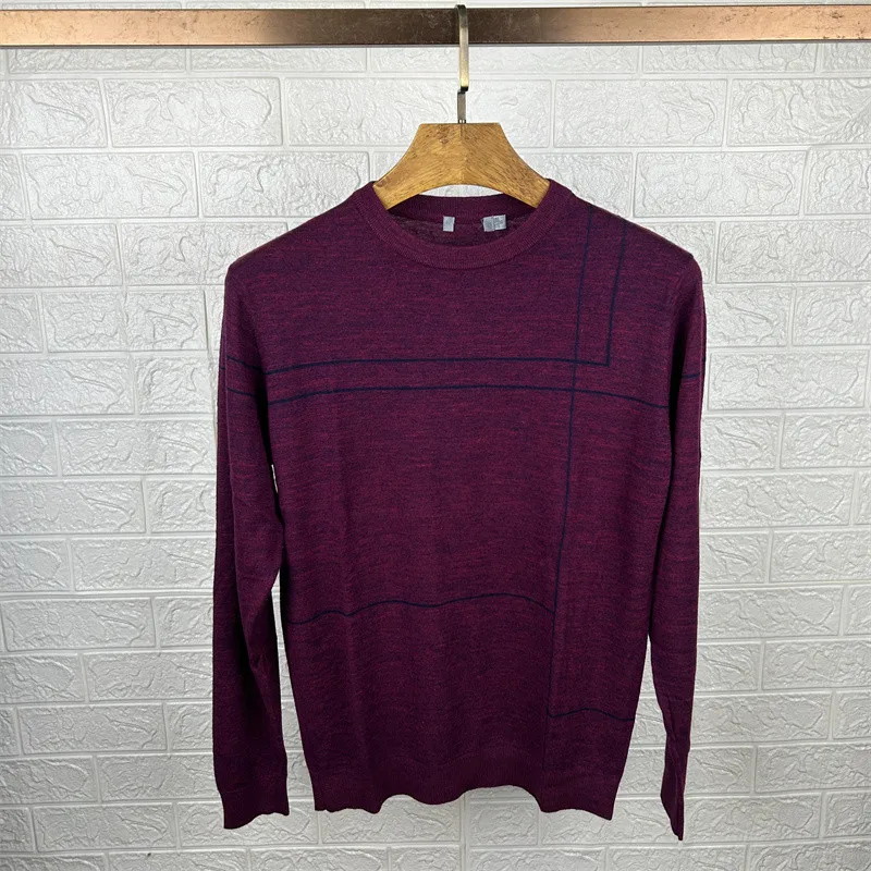 Autumn New Sle Slim Fit Long Sve Woolen Knitted irt Casual Busin Thin Sweater for Men round Ne Easy Care Pure Color
Autumn New Sle Slim Fit Long Sve Woolen Knitted irt Casual Busin Thin Sweater for Men round Ne Easy Care Pure Color