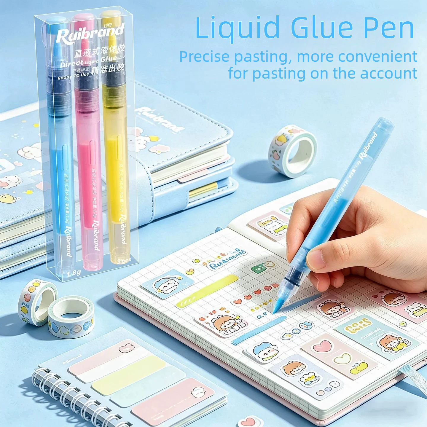 Refillable Liquid Glue Pen Washable High Viscosity Strong Adhesive Dot Glue Pen DIY Stationery Office School Supplies
Refillable Liquid Glue Pen Washable High Viscosity Strong Adhesive Dot Glue Pen DIY Stationery Office School Supplies